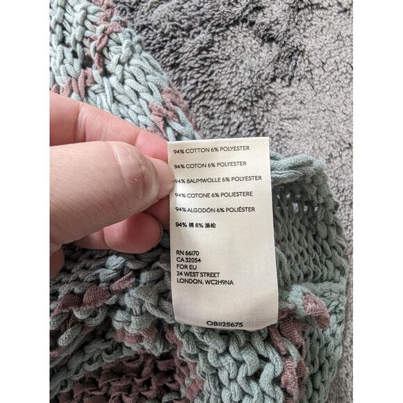 Free People Sleeveless Sweater Women's Size Small Green/Brown - Picture 6 of 11